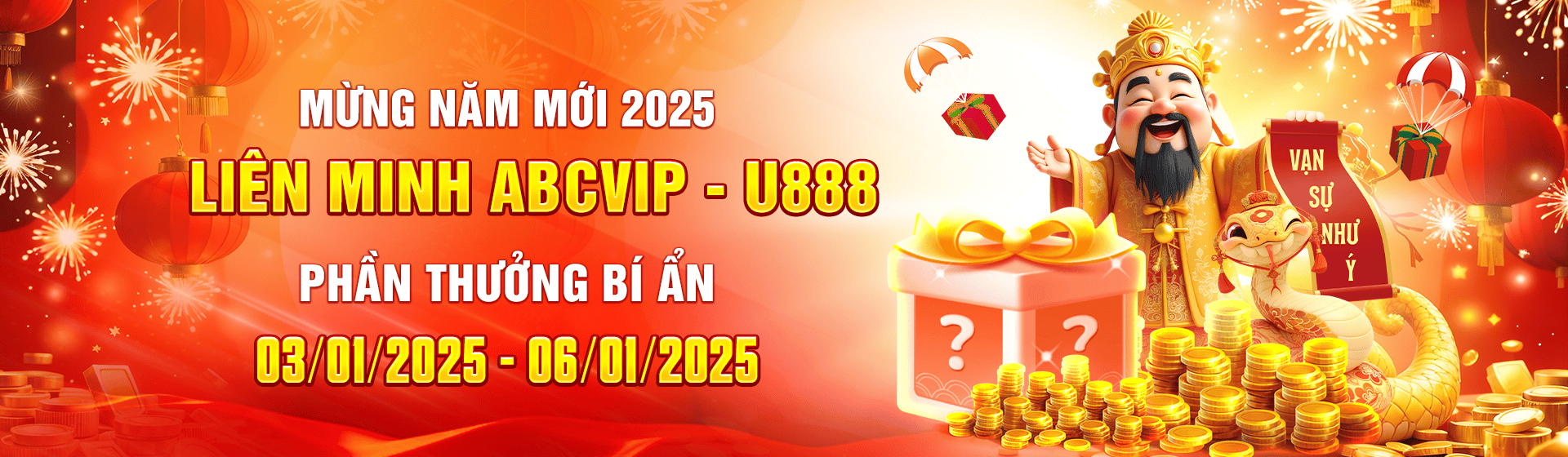 Banner chúc mừng năm mới U888